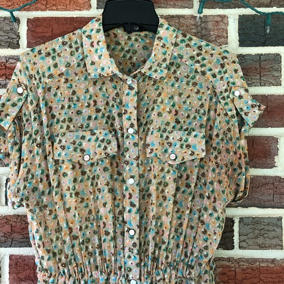 Dolce & Gabbana Dresses & Skirts - Dolce & Gabbana Vintage Sheer Floral Dress